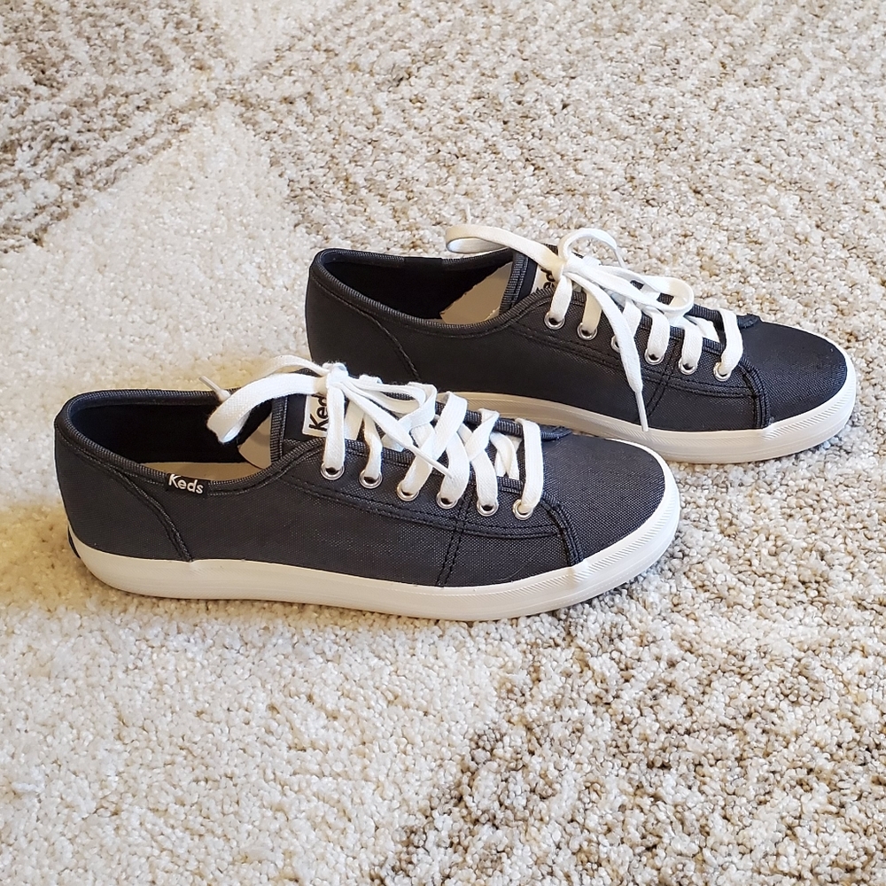 Keds Kickstart Chambray Black Sneakers